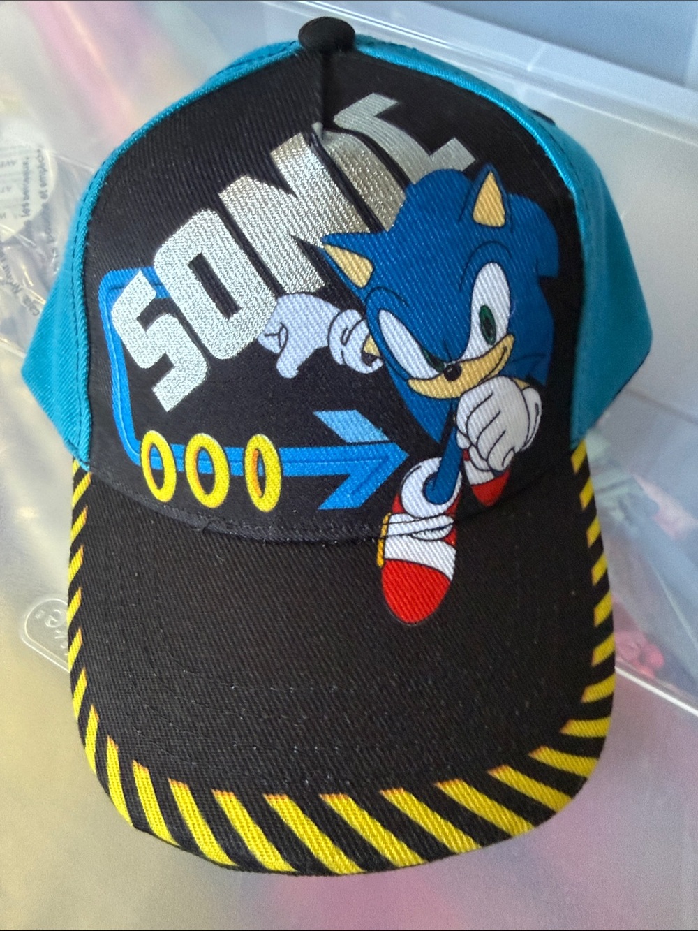 Sonic Kids Cap - Blue/Black